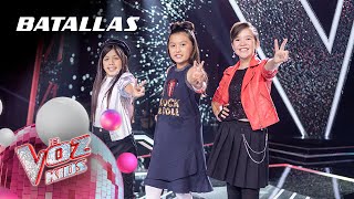 Camila Luciana y Nicole cantan Florecita rockera – Batallas  La Voz Kids 2024 [upl. by Ycal]