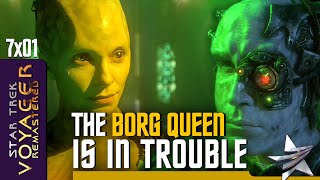 The Borg Queen is in Trouble 🖖 Star Trek Voyager Remastered 7x01 quotUnimatrix Zeroquot Part 2 HD 4K [upl. by Annabal95]