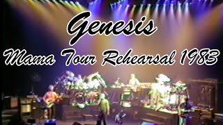 Genesis  Mama Tour Rehearsal 1983 AI Upscaled 50FPS [upl. by Lopes650]