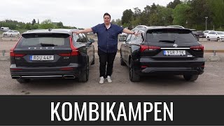 MG5 vs Volvo V60 Vilken bil har bästa kombin  Guiden om elbil [upl. by Nauqed]