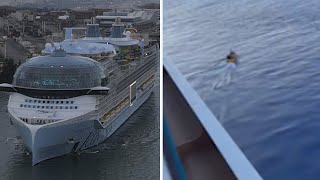 Passenger dies after falling overboard from the worlds largest cruise ship [upl. by Halverson]