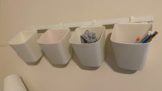 Sunnersta Rail with 4 Hooks and 2 Containers  IKEA [upl. by Cesya]