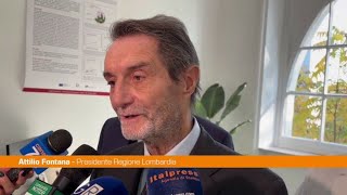 Milano Fontana quotCentro ricerca e cura Parkinson eccellenza mondialequot [upl. by Ahsirat]