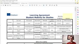 Ejemplo de Learning Agreement semestral [upl. by Sibylla818]