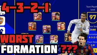 4321 Best eFootball 2022 Formations  efootball 22 Mobile efootballformation [upl. by Lillywhite]