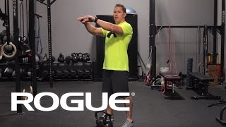 Equipment Demo  Double Kettlebell Swing  Rogue Fitness [upl. by Ritchie]