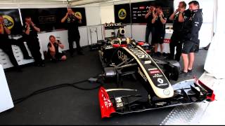 Lotus F1 Car plays Happy Birthday [upl. by Anegroeg538]