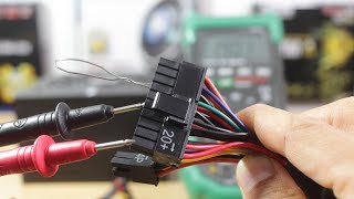 How To Test A Power Supply Unit PSU With A Digital Multimeter  Advanced Troubleshooting [upl. by Nollek772]