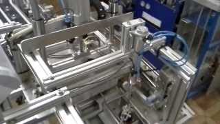 Full automatic three edge folding blister machine with feeding unit made in Poland [upl. by Silvana]