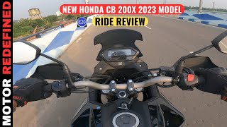 New Honda CB 200X E20 2023 Model Ride Review  Better Than Hero Xpulse 200 4V [upl. by Rentsch]