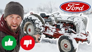 Can you Plow Snow with a 1950’s Ford Tractor [upl. by Helmut]