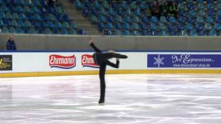 ISU 2014 Jr Grand Prix Dresden Men Free Skate Sondre ODDVOLL BOE NOR [upl. by Jarl]