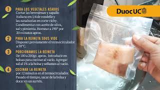 48 REINETA SOUS VIDE Recetario DuocUC [upl. by Eanad]