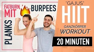 Fit werden mit diesem effektiven Ganzkörper HIIT Übungen für zu Hause   GAJUS [upl. by Ahsienahs]