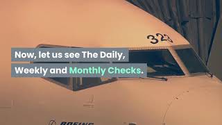 All About Aircraft Maintenance Check cycle  A to D check  Transit Daily weekly amp Monthly Check [upl. by Koerner]