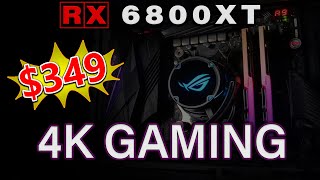 The BEST 4K Budget GPU RX 6800XT in 23 AAA GAMES [upl. by Joachim]