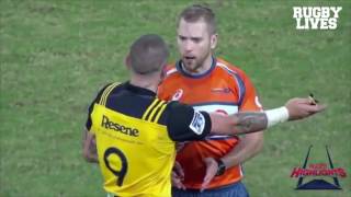 Great interaction between TJ Perenara amp referee Angus Gardner [upl. by Karil]