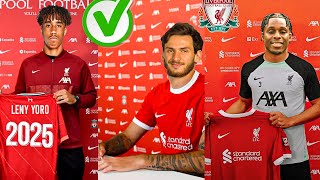 Liverpool Deal Done For 3 Players✅Yoro Shirt Unveiling🔥Kvara Just Signs Contract⛔Frimpong Agree 🎉 [upl. by Airpac]