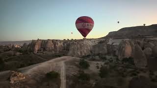 Hot Air Balloon rides over Cappadocia a Rick Steves tour withPointsPaul [upl. by Mishaan396]