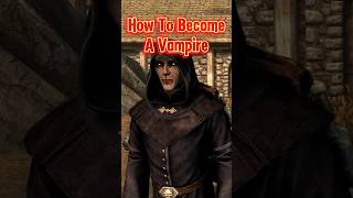 Skyrim How To Become A Vampire in 30 seconds Anniversary Ed [upl. by Anesusa]