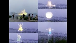 WOW  Hologram Fountain China  LIGHT SHOW [upl. by Panta]