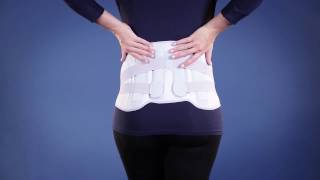 Thuasne  Lombamum Lumbar belt  Fitting Video [upl. by Aliuqaj]