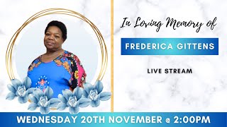 Celebrating the life of Frederica Gittens [upl. by Asserak]