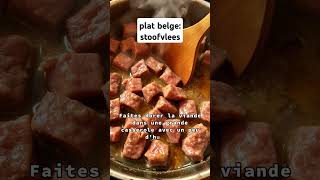 plat belge stoofvlees pizza recettefacile food recipe cuisine pasta recette fruit youtubeu [upl. by Cornwell]