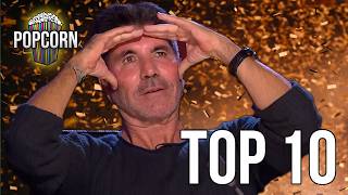 10 UNFORGETTABLE GOLDEN BUZZER AUDITIONS You Must Watch [upl. by Eberhart976]