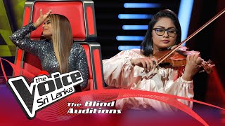 Sadeepa Diddeniya  Waka Waka This Time for Africa  Blind Auditions  The Voice Sri Lanka [upl. by Ariek]