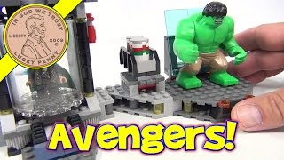 Lego Marvel Superheroes Set  6868 2012  The Avengers Hulks Helicarrier Breakout [upl. by Caia67]