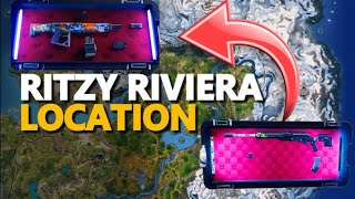 Ritzy riviera weapon case location in fortnite [upl. by Londoner921]