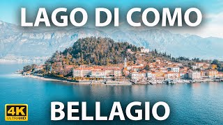 Lago di Como Italy Bellagio by drone 🇮🇹 4K italy skyline [upl. by Ludie]