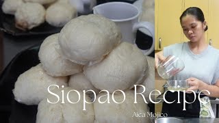 EASY SIOPAO RECIPE  HOMEMADE SIOPAO NA PWEDE IPANG NEGOSYO [upl. by Cheatham155]