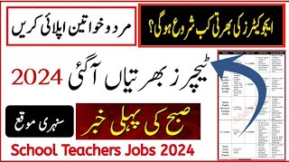 Educators Jobs start hogi kab teaching jobs 2024  apply now Today Latest Jobs [upl. by Sloane]