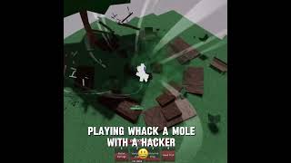 Playing Mack a mole with a hacker roblox tsbg [upl. by Barnett]