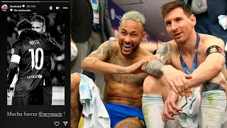 EL GESTO DE MESSI PARA SU AMIGO NEYMAR [upl. by Lincoln]