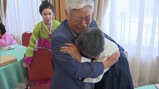 Families divided by war in North and South Korea reunite [upl. by Wesle]