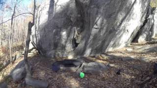 Rumbling Bald  Classic Overhang V3  Crescent Crack V2 [upl. by Nnalorac349]