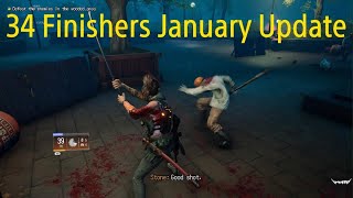 34 Parry Finishers January Update Japanese Difficulty Wanted Dead [upl. by Nosyerg982]