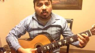 Como tocar Un Dia a la Vez en guitarra requinto acordes – Tigres del Norte [upl. by Adnylg305]