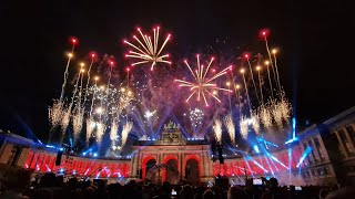 Le feu dartifice et show laser du 21 Juillet 2023  Fête nationale belge  vidéo complète [upl. by Nancee]