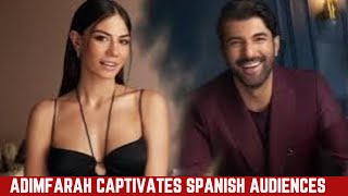 Adım Farah starring Engin Akyürek and Demet Özdemirs became no1 in Spain [upl. by Cayser]