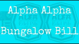 Alpha Alpha  Bungalow Bill The Beatles cover [upl. by Irved484]