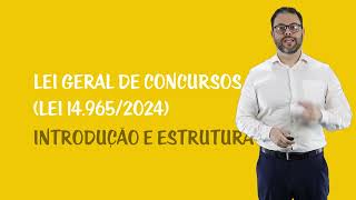 Lei Geral dos Concursos Públicos [upl. by Mcspadden]