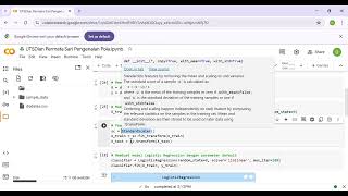 Mencari nilai akurasi dari dataset diabetes menggunakan metode Logistic Regression [upl. by Nylzzaj]