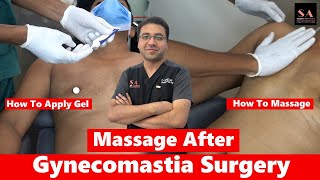 Massage After Gynecomastia Surgery [upl. by Aiuqat]