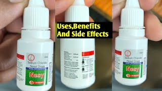 Sodium Chloride Nasal Drops Nasal Decongestant Solution UsesBenefits And Side Effects [upl. by Janey]