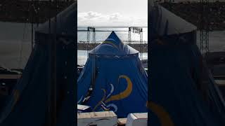 circus tent up timelapse [upl. by Lemcke]