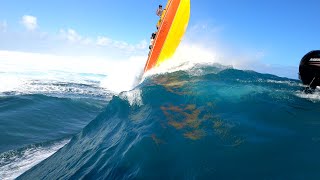 Taxi Boat  Accident at Teahupoo  May 2022 [upl. by Akisey]